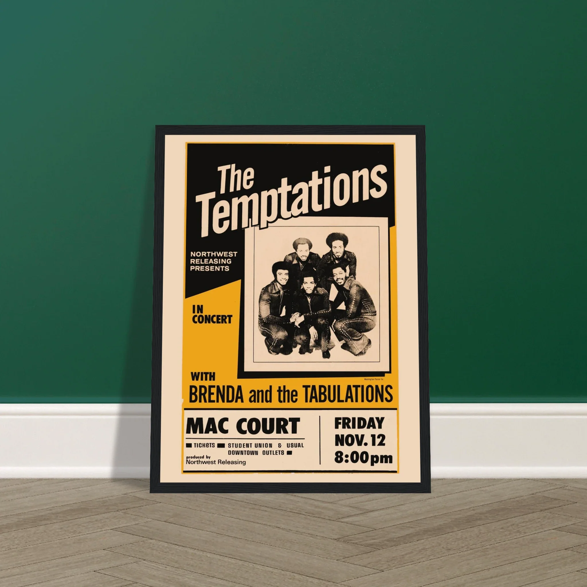 The Temptations 2026–2027 live concert poster